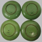 Set Of 4   Antique Chinese Cloisonn   Plates With Floral Motifs