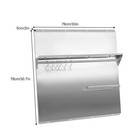 30x30 7  Backsplash Stainless Steel Kitchen Range Hood Wall Tile Shield W hooks