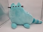Gund Pusheen Blue Dino Dinosaur Cat Plush Stuffed Animal 16  Long Soft Toy
