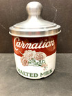 Porcelain Carnation Malted Milk Soda Fountain Dispenser