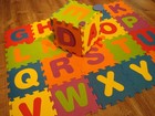 Large Abc Alphabet Foam Play Mat For Toddlers     Soft  Non-toxic  Educational Flo