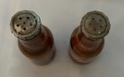 Vintage Beer Bottle Salt   Pepper Shakers  Goetz Country Club Pilsner Beer