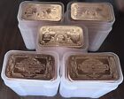 New  Lot Of 100 X 1 Oz  2 Banknote  999 Fine Copper Round - Bullion 5 Tube Of 20