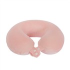Travel Neck Pillow Soft Memory Foam For Flight Car Home Adjustable Neck Support