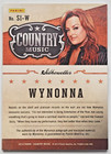 Wynonna Judd Auto  49 2014 Country Music Silhouettes Si-w