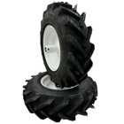 4 80x4-8 Tiller Wheel Set - Left   Right - 1  Axle