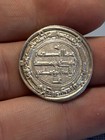 766 Ad Dirham Abbasid Medieval Silver Old Coin  Al-muhammadiya Mint Islamic