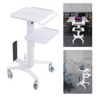 Mobile Pc Cart Rolling Computer Workstation Adjustable Hospital Beauty Spa Cart
