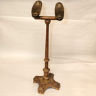 1920s Shoe Store Display Stand With Carved Paw Feet Antique Vintage Art Deco