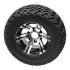 23x10 5-12 Go Kart Tire Wheel 4 Bolt Pattern Black Rear Hubs 6 Ply Atv Utv Quad