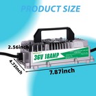 36 Volt 18 Amp D Style Plug Golf Cart Battery Charger For Ezgo Txt Golf Cart