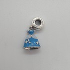 New Pandora Authentic  Disney Cinderella Dress Dangle Charm 