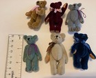 World Of Miniature Bears By Theresa Yang 2 75  Bear 6 Pcs  380-lot