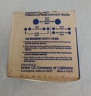 Vintage Union 76 Gas Station 5001 Hi Beam Round Headlight 12 Volt 2 Prong Sealed