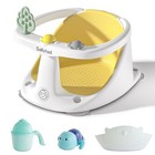 Baby Bath Seat With Suction Cups  Non-slip Toddler Safety Bath Tub Chair Yellow