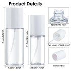 Small Spray Bottle travel Spray Bottles Plastic Portable Refillable Empty Bot   