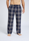 Mens Pajama Pants Set Flannel Cotton Sleep   Lounge Pants  Pj Bottoms With Pocke