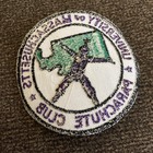 Vtg  University Of Massachusetts Parachute Club Sew On Skydiving Patch