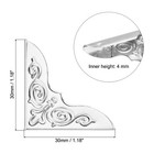 30mm Metal Book Corners  60pcs Photo Corners Book Corners  Silver Tone