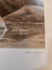 Brand New Ned Smith Art Print Of Sting Of The Hook And Trout salmon Stamp Print