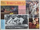 Romeo And Juliet  Leonard Whiting Olivia Hussey Mexican Lobby Card Set  Unused