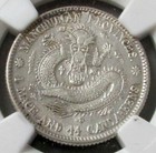1914-15 Silver China 20 Cent Kwang Hsu Dragon Manchurian Province Coin Ngc Au 53