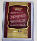 2015 Topps Update  fhr-30- Kris Bryant First Home Run Rookie Rc Card 