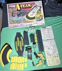 Vintage Tyco A-team Action Racing  Ho Slot Car Set  Extended Track Included 