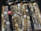 Job Lot Of Ladies Gold Plated Other Mechanical Wristwatches Rotary Etc Lot Of 23