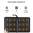 Otk Fireproof 720-card Trading Card Binder  9-pocket Side-load Album