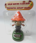 2 Solar Dancing Scarecrows Thanksgiving Halloween Holiday Winter Bobble Head