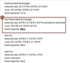 For Infiniti Q50 q60 3 0t  16  Performance Heat Exchanger - Ships Same Day