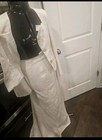 Vintage Rare White Two Piece Dress Skirt Lavantino Wedding Lace Dress Size 4