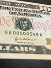 2004 A 10 Dollar Bill Note Federal Reserve Low Serial Number Unc 