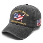 250th Anniversary Usa Hat Bald Eagle Patriotic Baseball Cap