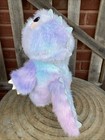 Getahug Brown Jointed Teddy Bear 12  Plush Stuffed Animal Purple Dino Outfit Tik