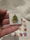 Vintage 1980s Christmas Puffy Stickers Lot Of 19 New Taiwan Santa Snowman