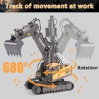 1 20 Rc Excavator Dump Truck Bulldozer Construction Toys Remote Control Crawler