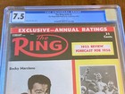 Rocky Marciano Ring Mag   z Cgc 7 5 Ow w Newsstand  1956 Cover -not Sp Illustrated