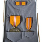 United States Military Medal And Ribbon Set With Presentation Case