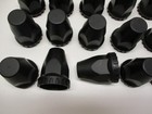  20  Wheel Lugnut Black Plastic 33mm Thread On Nut Covers Caps   2 3 4 