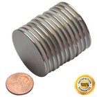 N45 38mm X1 5mm 1 5 x1 16  Super Strong Disc Rare Earth Neodymium Magnets 12pc