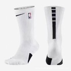 New Nike Nba Elite Basketball Crew Socks White Adult Size Large One Pair Only