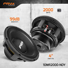 Prv Audio 2000 Watts 10  Midrange Speakers Neodymium 8 Ohm 10mr2000-ndy Neo Pro