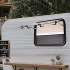 36    W X 22    H Rv Exit Window Ultra Thick Tempered Glass Camper Emergency Window 