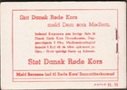 Denmark 1940 Complete Booklet H-32 With 4  230b Panes Mnh Sound