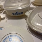 Vtg Chilton Corningware W cornflower Playset Plastic Casserole plates