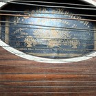 F  Seith Munchen Antique Zither Musical Folk Instrument Wood Germany
