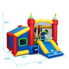 Kids Inflatable Bounce House Play Slide Jumping Castle Ball Pit With 480w Blower