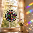 Custom Pet Portrait Suncatcher Personalized Dog Window Hanging Gift